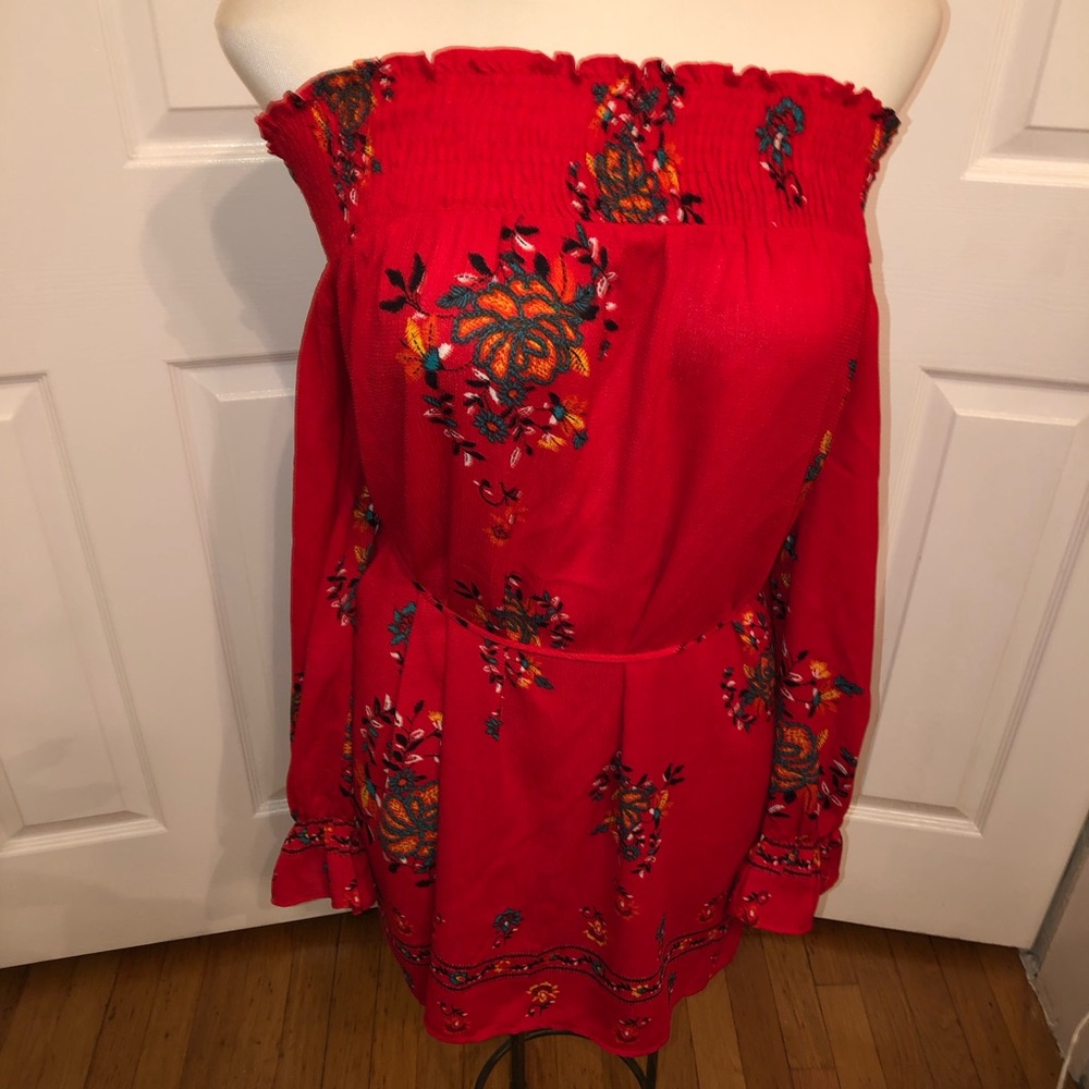 Women’s Plus Size Off The Shoulder Tunic